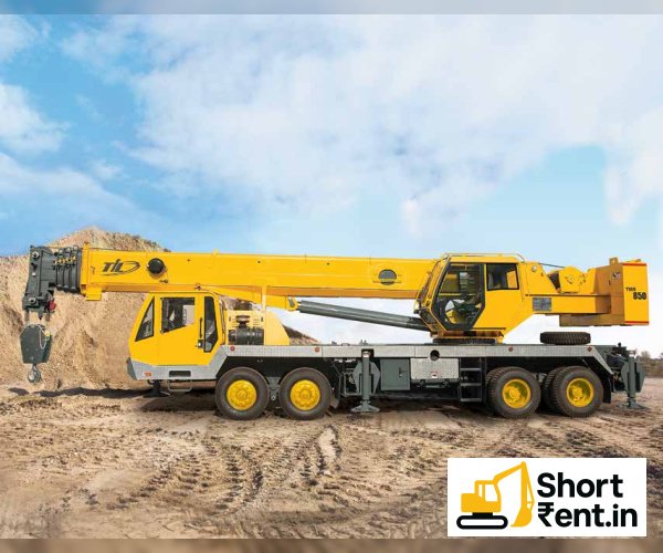 Till TMS 850 -50 Ton Tyre Mounted Crane for rent in Dharampura, CHHATARPUR - 471405