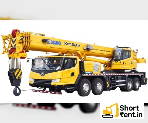 XCMG 50 ton Tyre Mounted Crane for rent in Itmanaditeer, SATNA - 485001